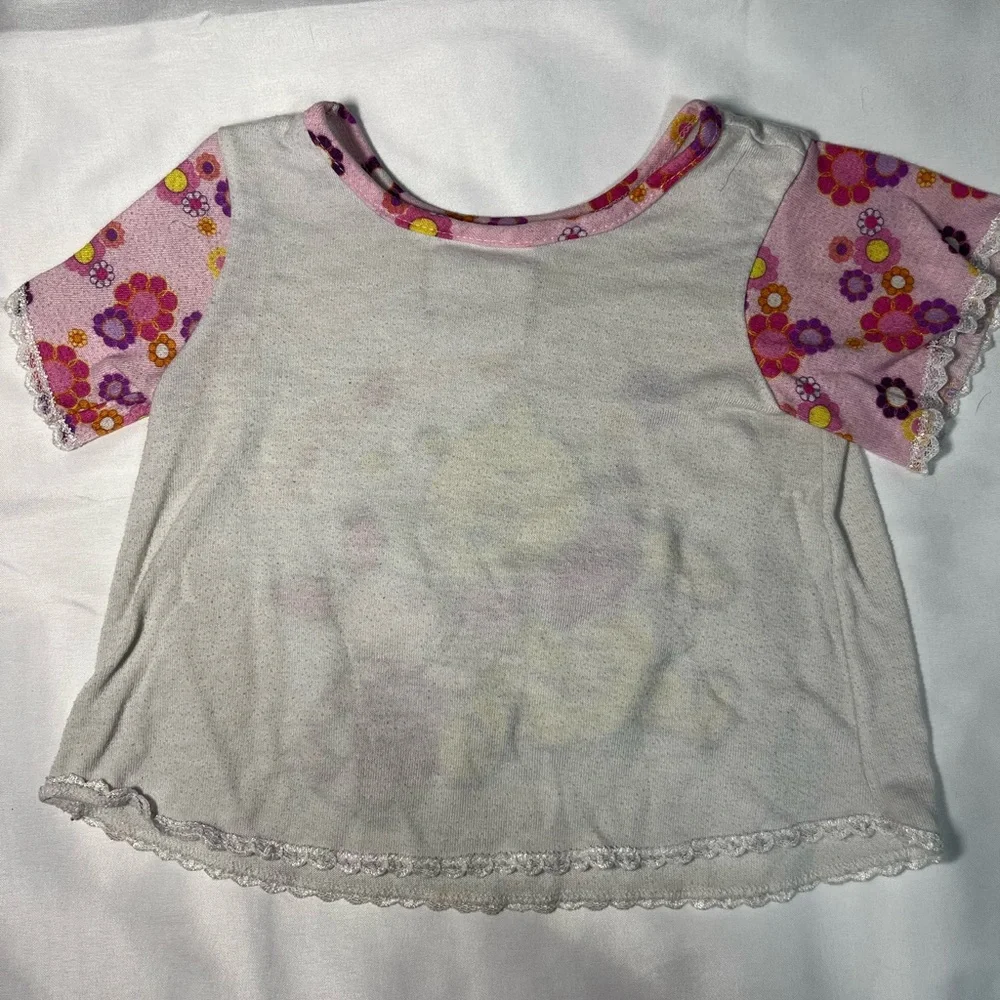 Vintage Disney Winnie the Pooh Piglet PJ Top 2T Sweet Graphic Shirt Toddler‎